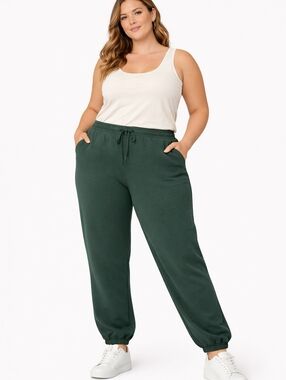 Lazy Pants ($70) Women’s Forest Green Joggers Lounge Sweatpants Relaxed Fit